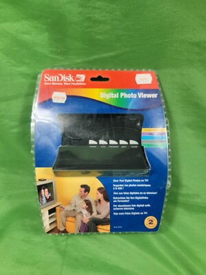 Digital Photo Viewer W/ Remote Plug N Play SanDisk SDV1-A SD Memory Cards Smart