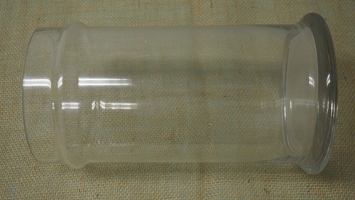 Clear Glass TowerCylinder Pillar Column With Footed Base Vase Centerpiece Decor - Picture 2 of 5