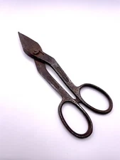 Vintage COMPTON II Regular 9 Inch Tin Snips Shears with 2 Inch Cut