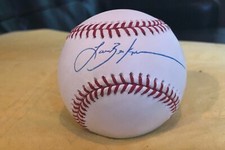 Lance Berkman autograph MLB baseball