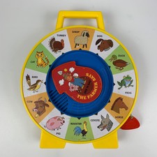 farm animal pull string toy