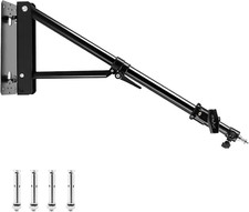 Adjustable 51" Wall Mount Boom Arm for Photography Studio Lighting  Accessories