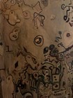 18x24 oil on canvas r bruce abstract framed original — photo 2