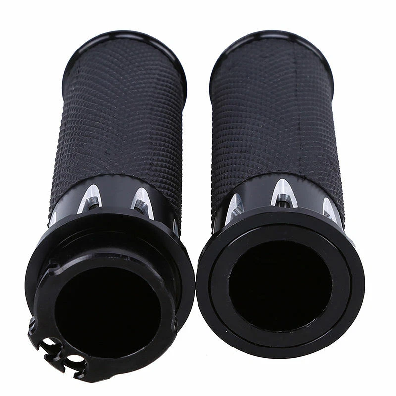 1-дюймовая алюминиевая и резиновая гелевая ручка дроссельной заслонки руля нескользящая ручка для Harley - Изображение 3 из 4