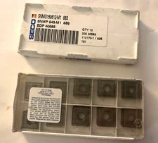 SECO Carbide Inserts - SNMG150612-M1 883, SNMP 543-M1 - Qty. 10 - NEW
