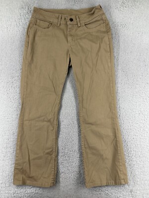 Lee Pants Womens 10P Beige Denim Jeans Bootcut Riders Cotton Blend Stretch