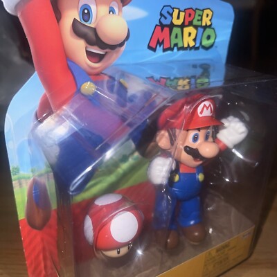 Super Mario Mario 4 Inch Figure Jakks Pacific Inc. | eBay