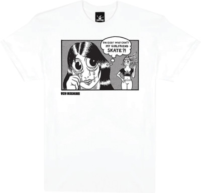 Thrasher x Toy Machine Girlfriend White T-Shirt