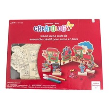 Christmas DIY Wood Scene Village Craft Kit Ages 6 Creatology New