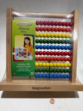 Wooden Imaginarium Abacus Educational Counting Toy 100 Bead SEALED!