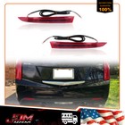 Red Lens LED Bumper Reflector Tail Brake Lights LH & RH for Pontiac G8 2008 2009