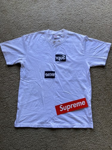 Supreme FW18 CDG Split Box Logo Tee 