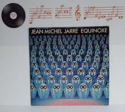 Jean Michel Jarre Equinoxe Vinyl LP A1 B1 Pressing Rare Mispress - EX