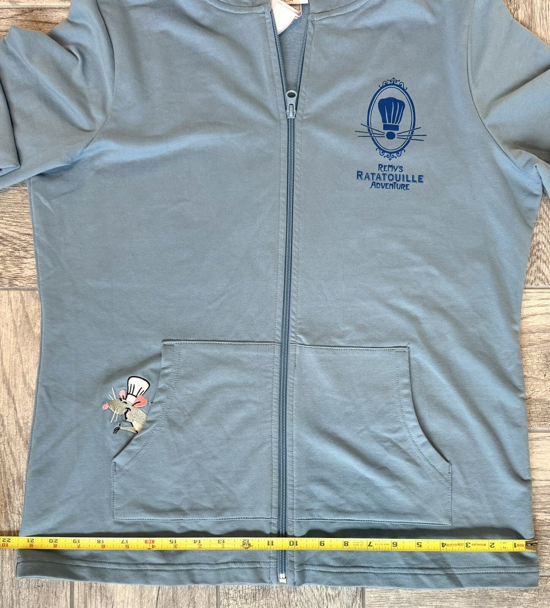 Disney World Epcot Remy's Ratatouille Adventure Zip UP Hoodie Size