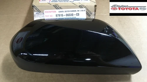 OEM TOYOTA OUTER MIRROR COVER PASS SIDE BLACK FITS SELECT AVALON/CAMRY 2018-2023