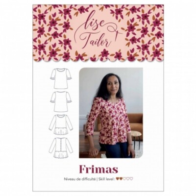 Lise Tailor Schnittmuster Frimas Top Damen 34 bis 48
