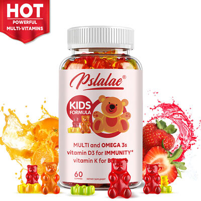 Kids Formula Gummies - Multivitamin, Omega 3 Fischöl, EPA, DHA - Verbessern