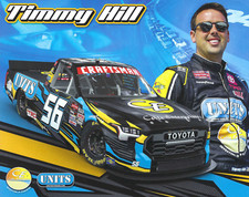 2025 TIMMY HILL "UNITS MOVING ANS STORAGE" #56 NASCAR CRAFTSMAN TRUCK POSTCARD