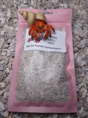 Hermit Crab Food ,Cuisine 100g of fine oyster shell grit