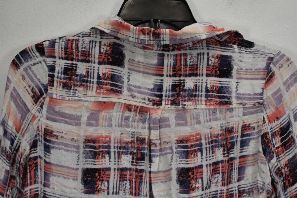 Camisa informal Cato Girls multicolor manga larga solapa bolsillo abotonada L Foto 4 de 4