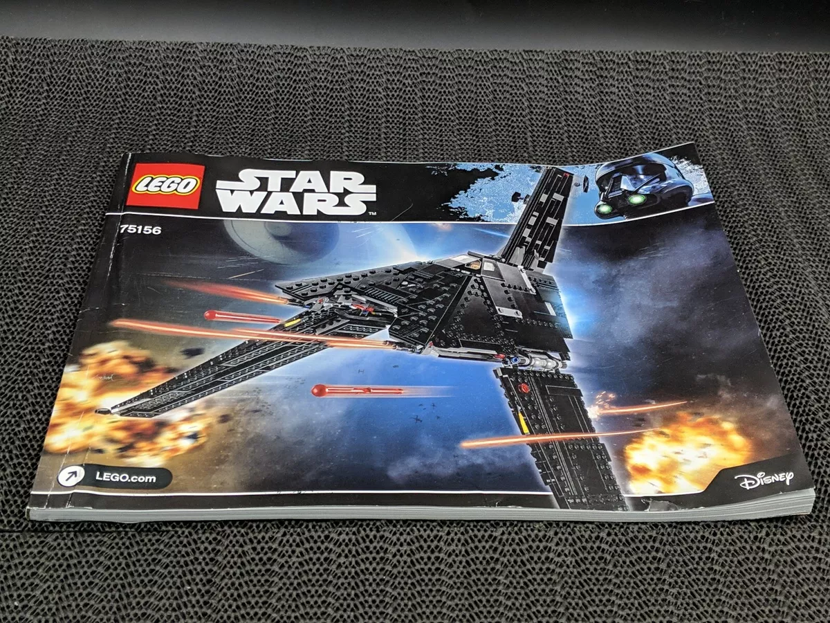 Lego Star Wars 75156 Krennic s Imperial Shuttle Instruction Manual Only