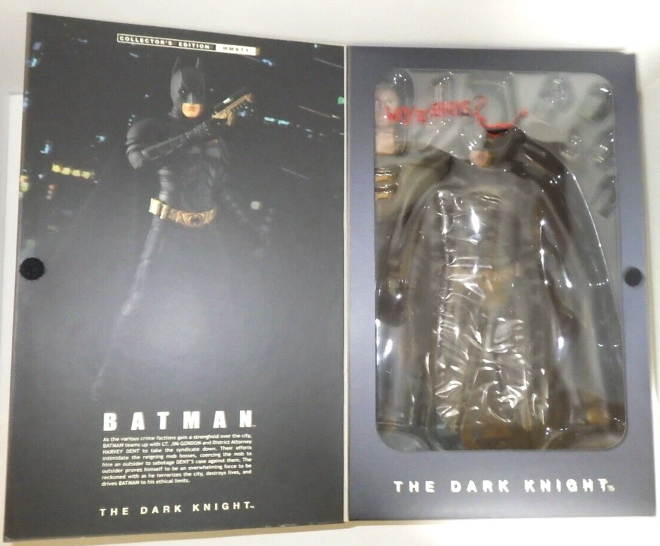 Batman Dark Knight 12 pulgadas Hot Toys MMS71 Figura de acción coleccionable de JPN rara Foto 3 de 4