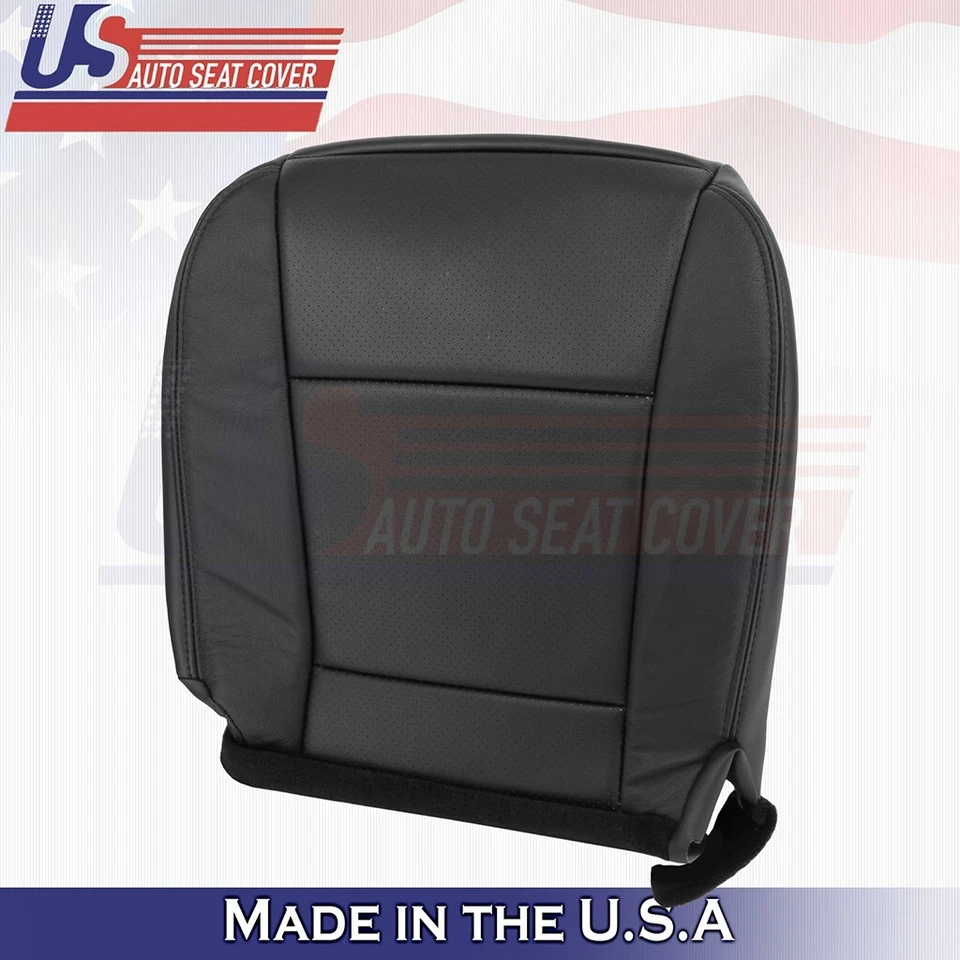 2007-2010 Fits Ford Explorer Sport Trac Front Bottoms Leather Cover Black - Image 4 of 4