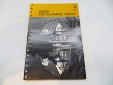 Kodak Data Book G-1 KODAK PHOTOGRAPHIC PAPERS 1969 Photography Book vtg