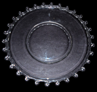 Heisey Lariat Hard to Find 11 1/2'' Dinner Plate 