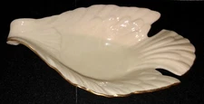 Lenox China--Dove Shaped Bowl--Ivory with 24k Gold Trim --USA