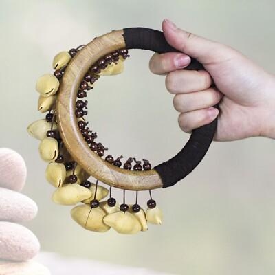 【Import Duties Apply】Natural Shell Rattle Handmade Percussion Shaker Seed Rattle