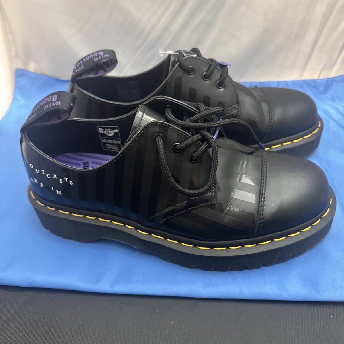 Dr. Martens x Wednesday 1461 Bex Casual Shoe - Black | Women