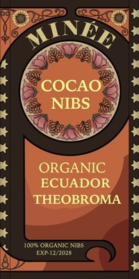 Five Pounds Organic Ecuadorian Cacao Nibs. Great for Chocolate, Cocoa or Baking!