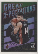 2019-20 Panini Donruss Great X-Pectations Green Flood Tyler Herro #25 03fc