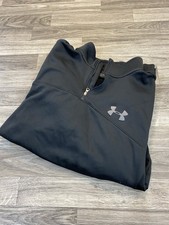 Under Armour Men's Size Large Coldgear Quarter Zip Long-Sleeve Pullover Sweater