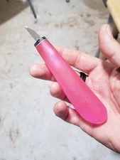 Wood Carving Knife 3/4" Blade Resin Handle 