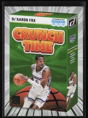 Panini 2023-24 Donruss Crunch Time Press Proof De'Aaron Fox #3 Sacramento Kings