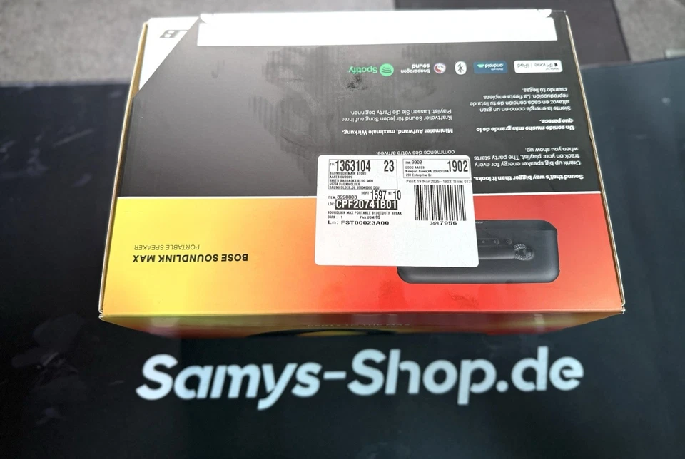 Bose " SoundLink Max " Tragbarer Lautsprecher 20 Stunden Dauerwiedergabe... - Bild 3 von 3