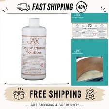 JAX Copper Plating Solution - Metal Finishing Solution - 16 oz