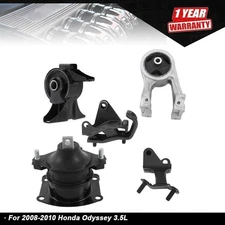 5PCS Motor Mounts Set For 3.5L VTEC w/ Auto Transmission 2008-2010