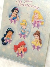 Disney Vintage Princess Sticker Set Ariel Cinderella Snow White Belle Aurora