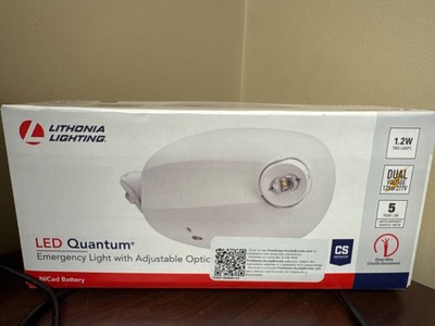 Lithonia Lighting ELM2L M12 LED Adjustable Emergency Sign - White