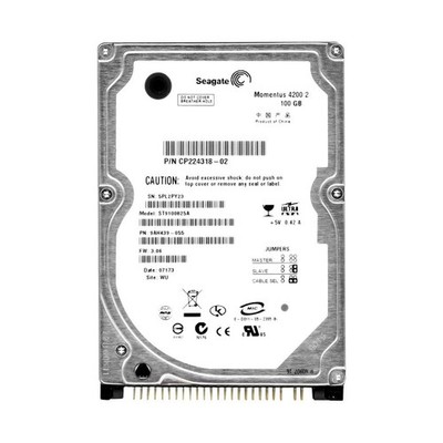 Seagate ST9100824A 100GB 2.5'' 5400 RPM 8 MB IDE PATA Hard Disk Drive Festplate