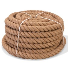 4mm-50mm Jute Leine Tau Tauwerk Sport Deko Seil Hanfseil Hanf Handlauf Seil