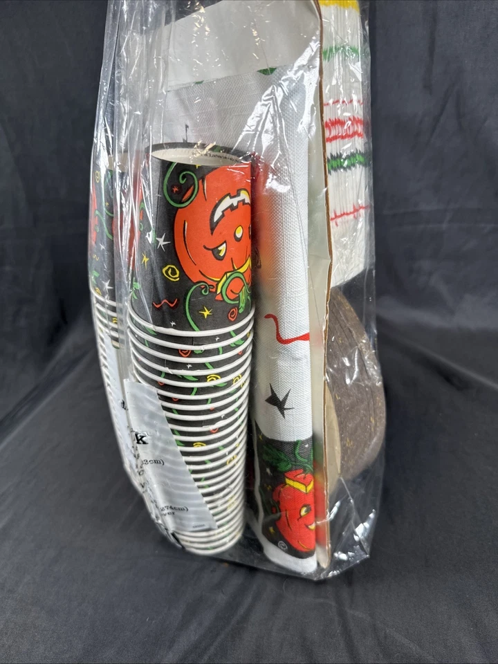 ✨NOS 复古万圣节 Duni 派对用品 纸盘 杯 餐巾 ✨ — 第 4/4 张图片