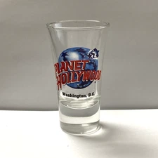 Planet Hollywood Washington D.C. Tall Shot Glass 3.5 in.