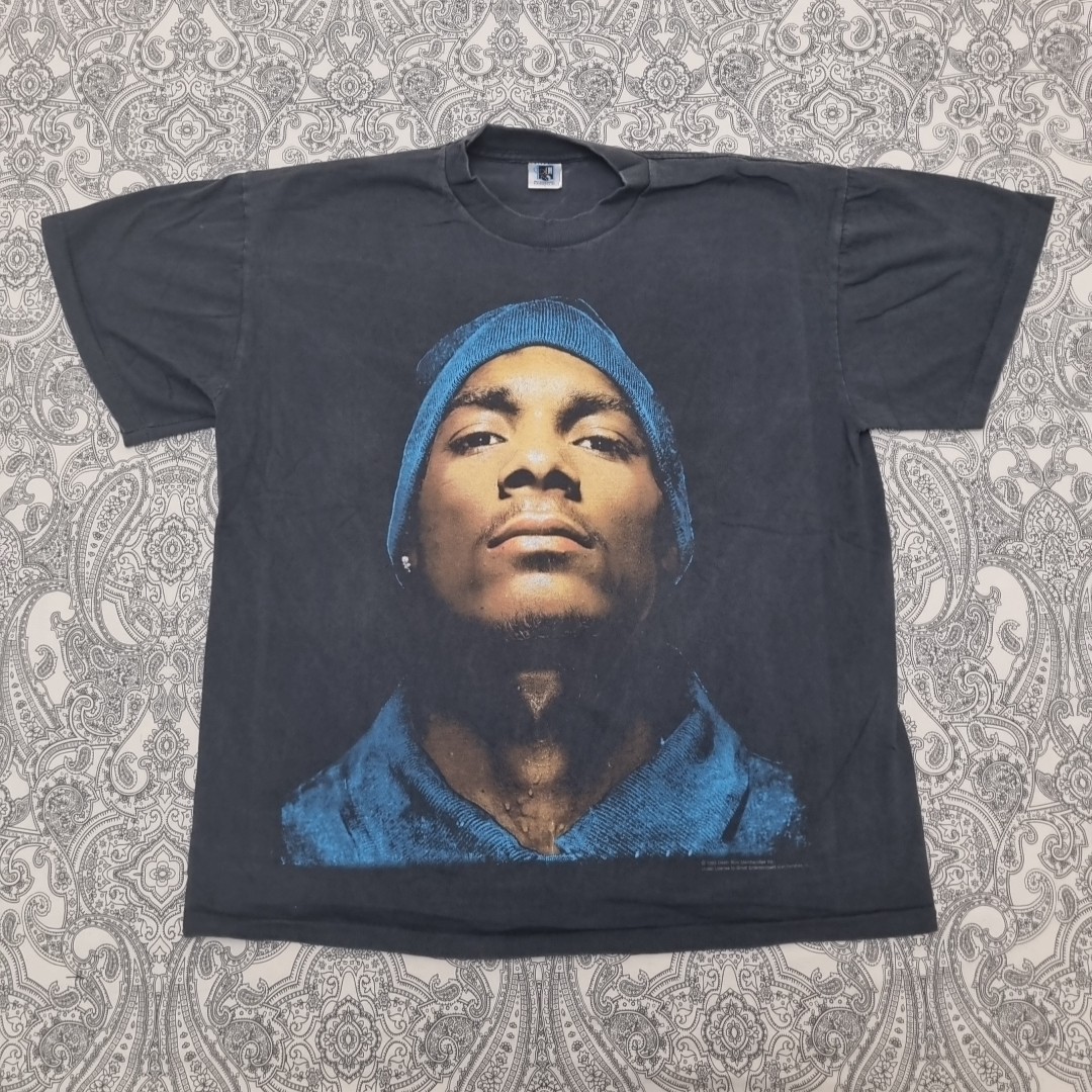 FILA T shirt vintage Snoop Dogg taglia L braccio della morte 1993 hip hop raptee attenzione al cane