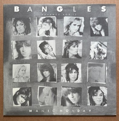 Bangles   Manic Monday RARE promo 12'' vinyl single '85