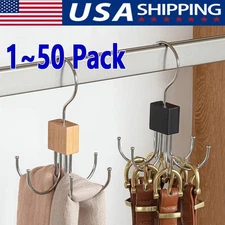 1~50PCS Six-Claw Rotating Multi-Functional Hooks Anti-Slip for Door Wall Storage