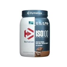 Dymatize Iso100 Hydrolyzed Protein Powder 3lb Fudge Brownie NEW